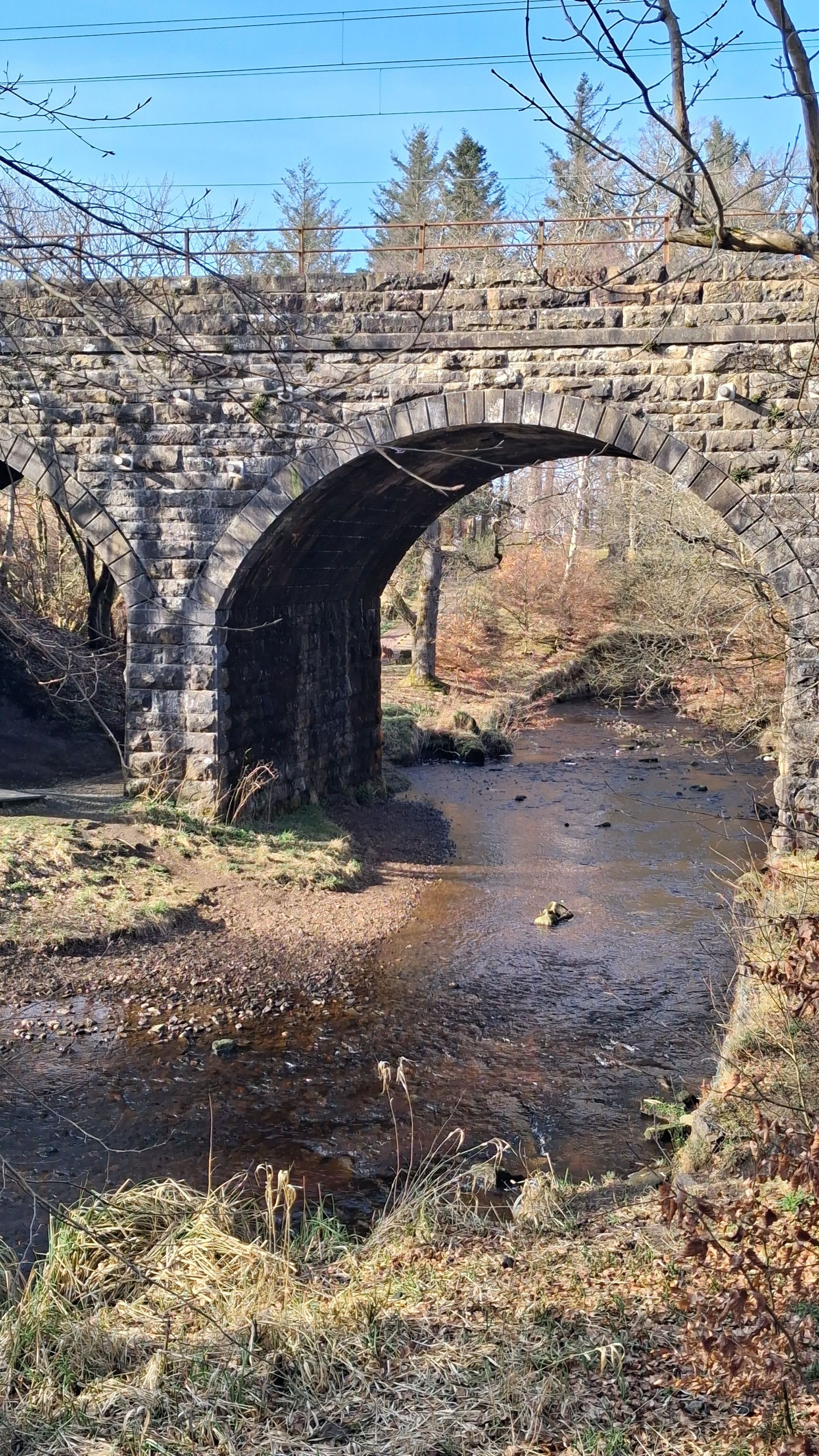 Railway Bridge over Harwood Water, West Calder